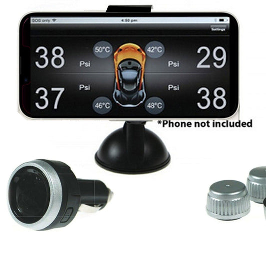 Gator Wireless Car Tyre Pressure Monitoring System DIY BT App Control TPM iOS