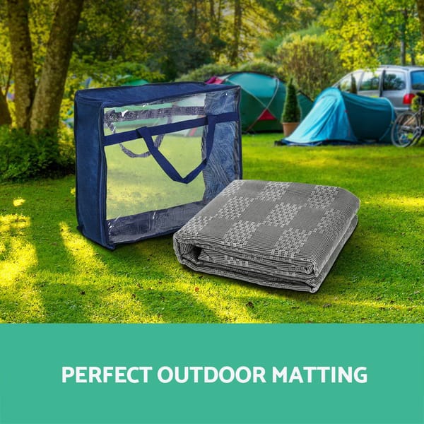 Annex Matting 5x2.5M Weisshorn 600GSM Floor Mats Hollow Design Mesh Caravan