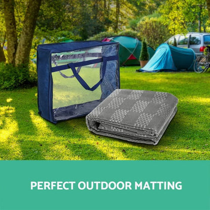 Annex Matting 5x2.5M Weisshorn 600GSM Floor Mats Hollow Design Mesh Caravan