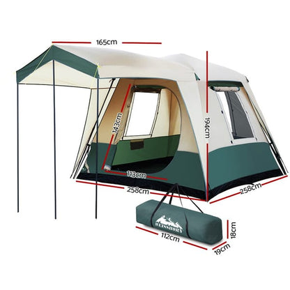 Instant Up Camping Tent 4 Person Pop up Tents Family Hiking Dome Camp Weisshorn
