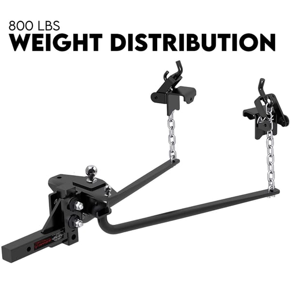 Weight Distribution Hitch System Load Leveller Caravan Anti Sway Bars 800Lb/362.8kg