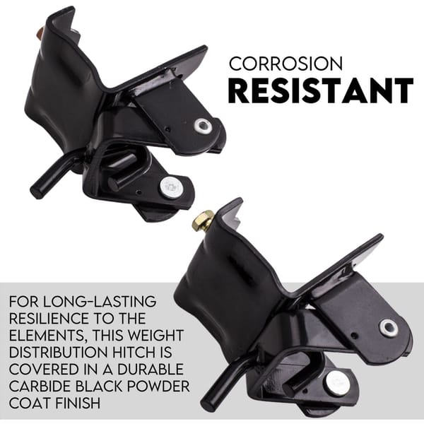 Weight Distribution Hitch System Load Leveller Caravan Anti Sway Bars 800Lb/362.8kg