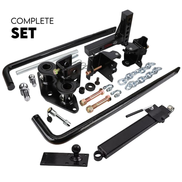 Weight Distribution Hitch System Load Leveller Caravan Anti Sway Bars 800Lb/362.8kg