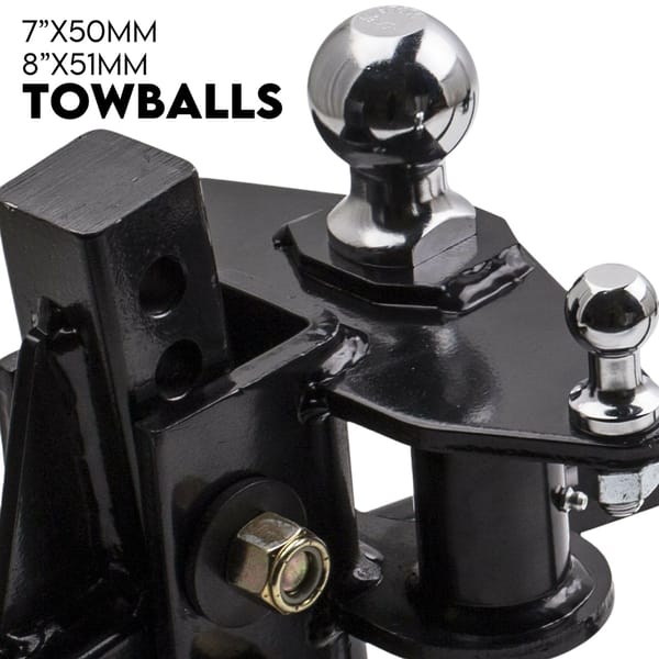 Weight Distribution Hitch System Load Leveller Caravan Anti Sway Bars 800Lb/362.8kg