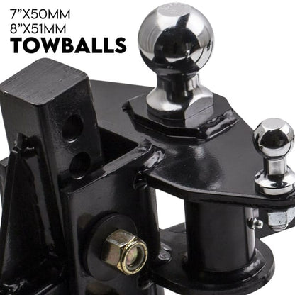 Weight Distribution Hitch System Load Leveller Caravan Anti Sway Bars 800Lb/362.8kg