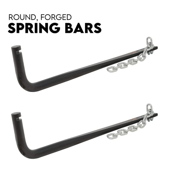 Weight Distribution Hitch System Load Leveller Caravan Anti Sway Bars 800Lb/362.8kg